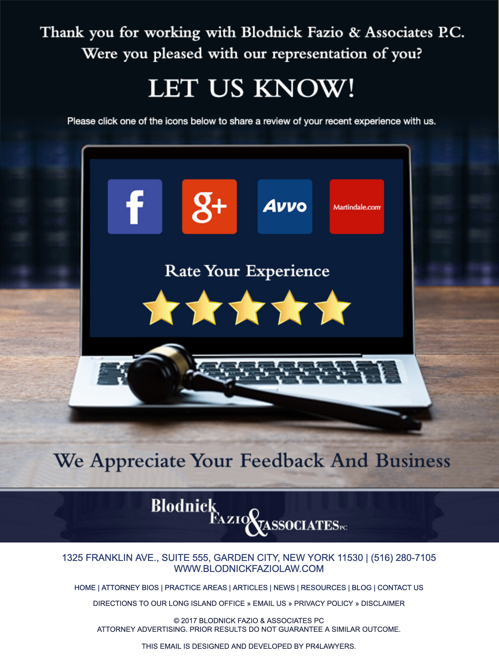 Blodnick Fazio & Clark Garden City, NY Office