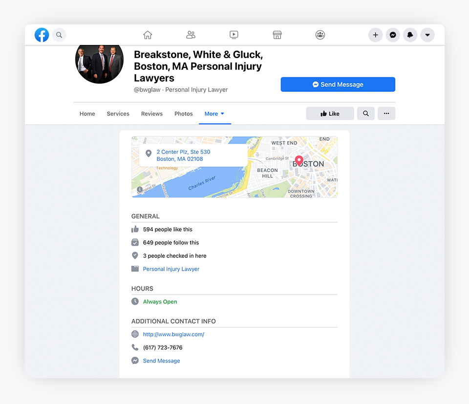 Breakstone, White & Gluck Boston, MA Office