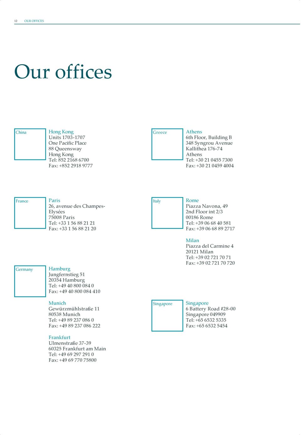 Herbert Smith Freehills Kramer LLP Munich, Germany Office