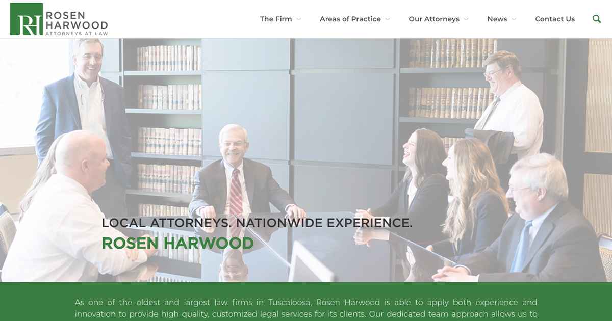 Rosen Harwood Tuscaloosa, AL Office