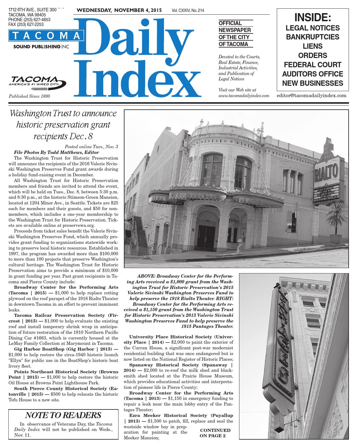 Morton McGoldrick Tacoma, WA Office