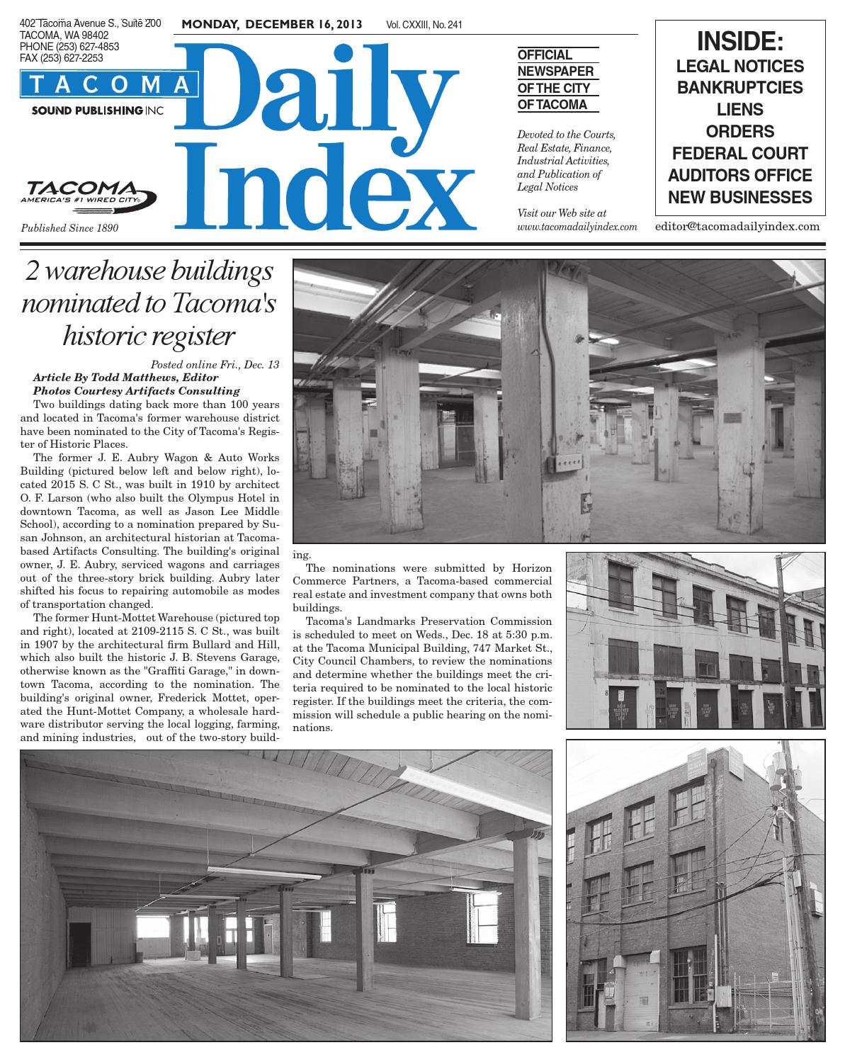 Morton McGoldrick Tacoma, WA Office