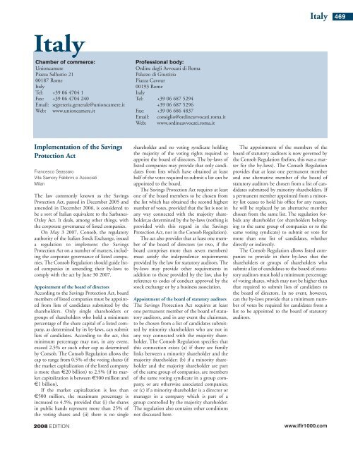 Linklaters Rome, Italy Office