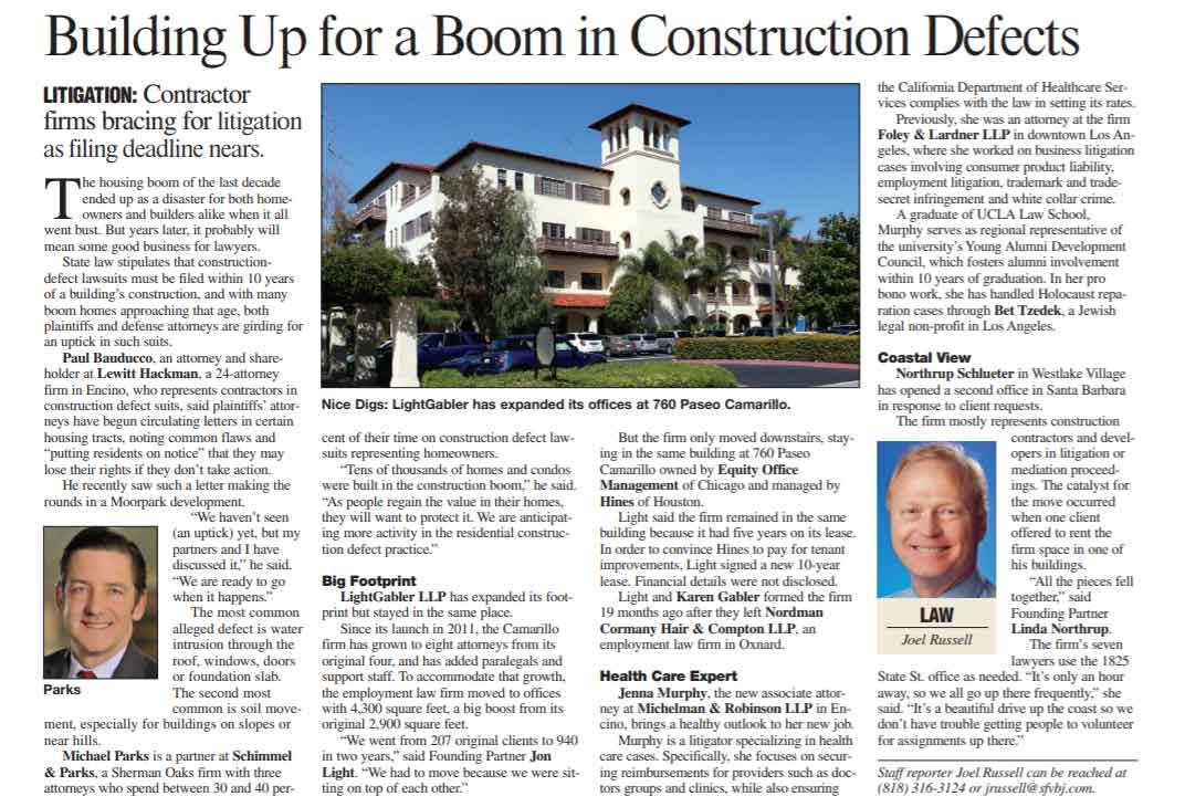 Michelman & Robinson, LLP Santa Ana, CA Office