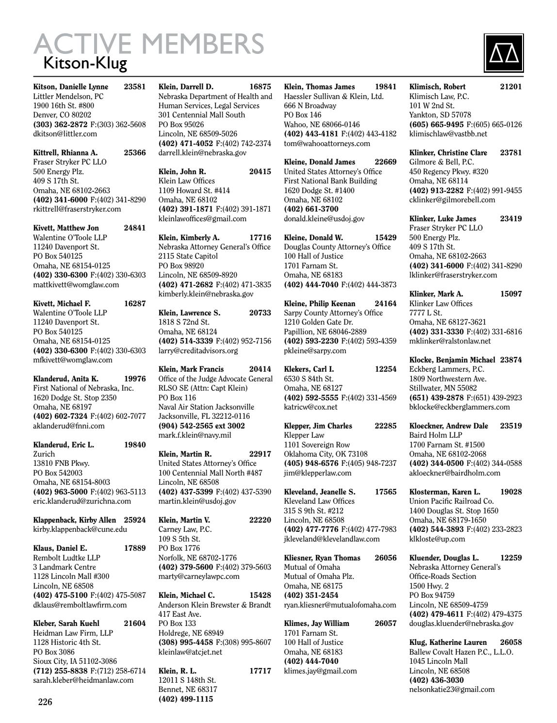 Fraser Stryker PC LLO Omaha, NE Office