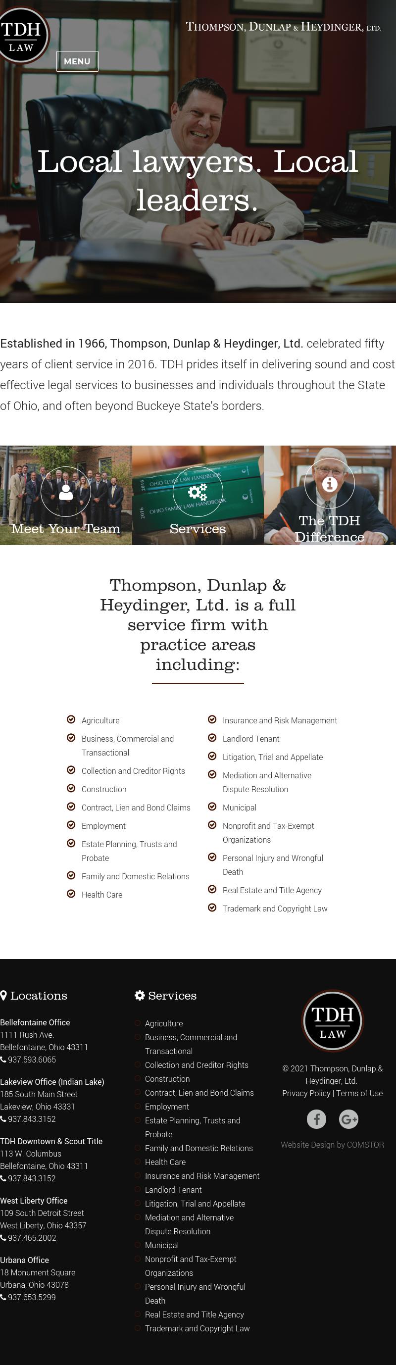 Thompson, Dunlap & Heydinger, LTD Lakeview, OH Office