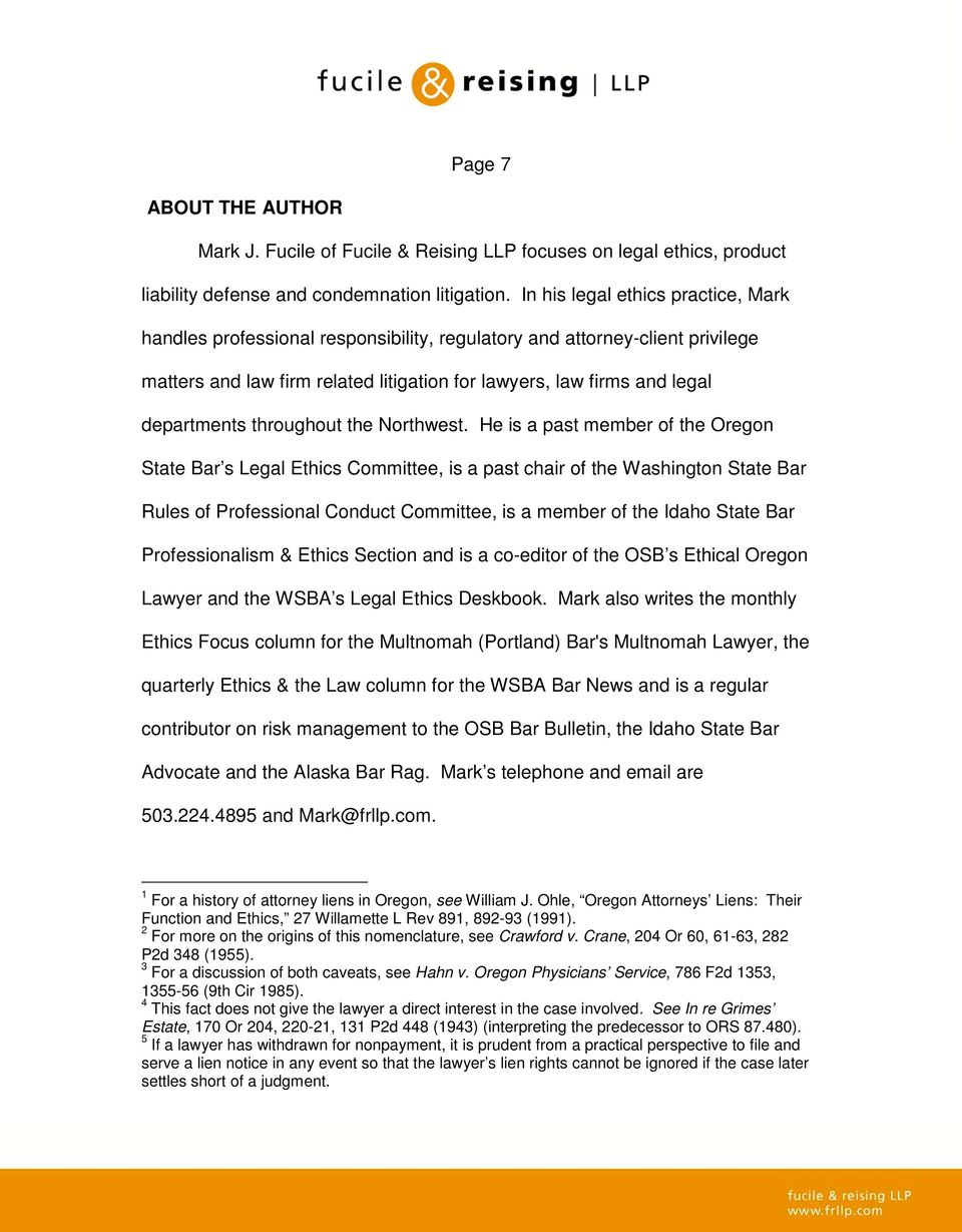 Fucile & Reising LLP Portland, OR Office