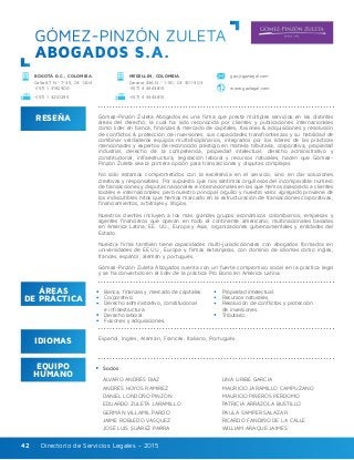 Gomez-Pinzon S.A.S Medellin, Colombia Office