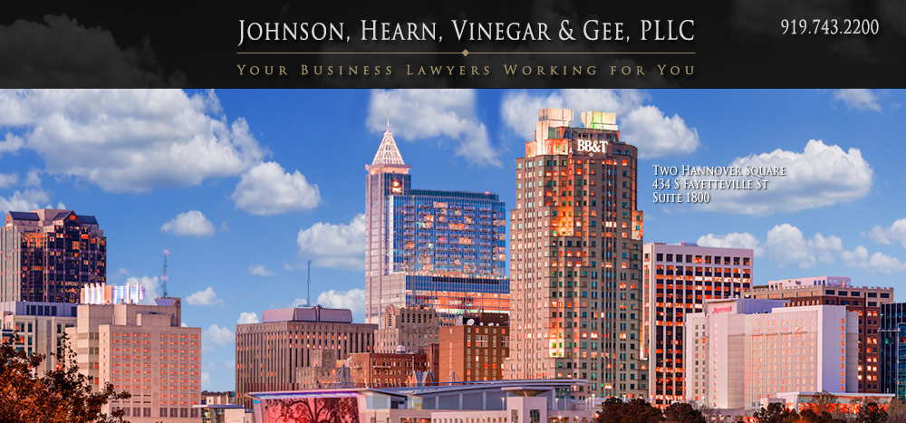 Johnson, Hearn, Vinegar & Gee, PLLC Raleigh, NC Office