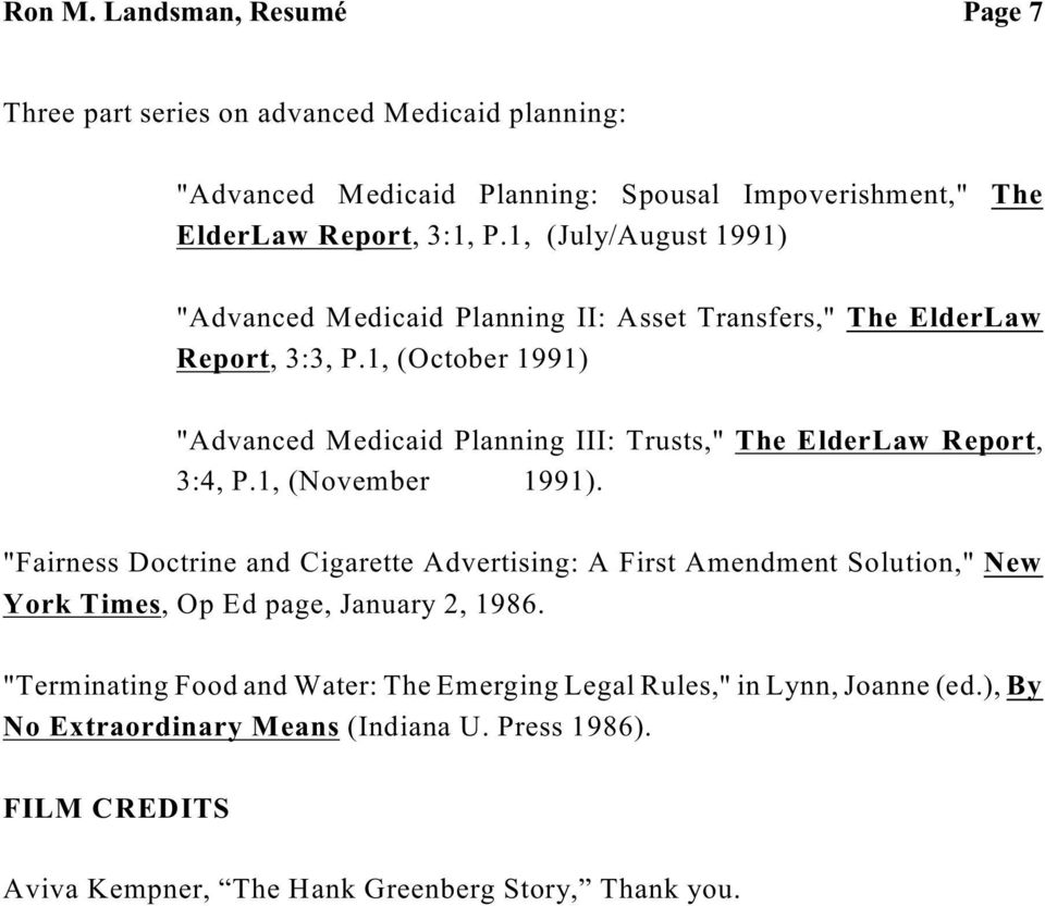 Ron M. Landsman, P.A Rockville, MD Office