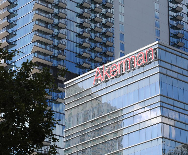 Akerman LLP Fort Lauderdale, FL Office