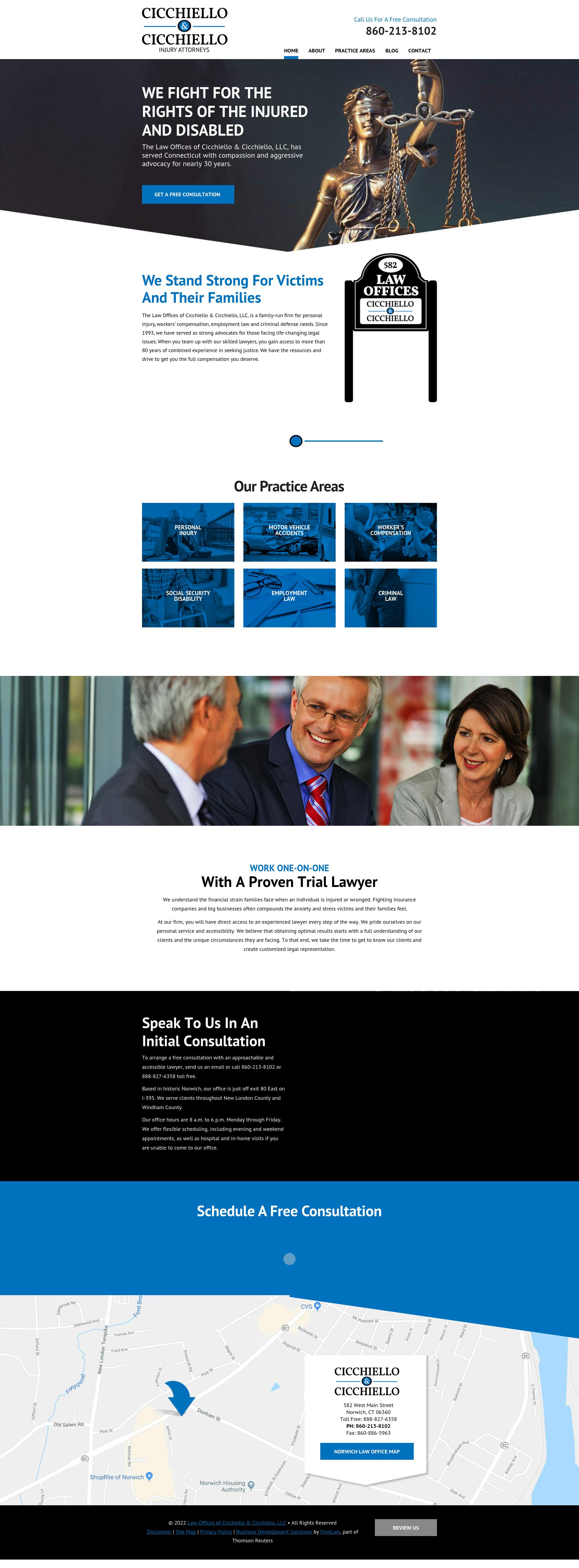 Cicchiello & Cicchiello LLP Norwich, CT Office