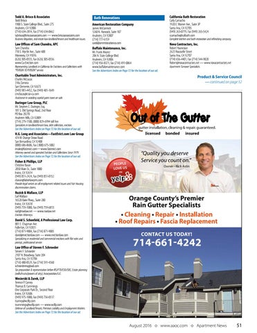 Todd A. Brisco & Associates Anaheim, CA Office