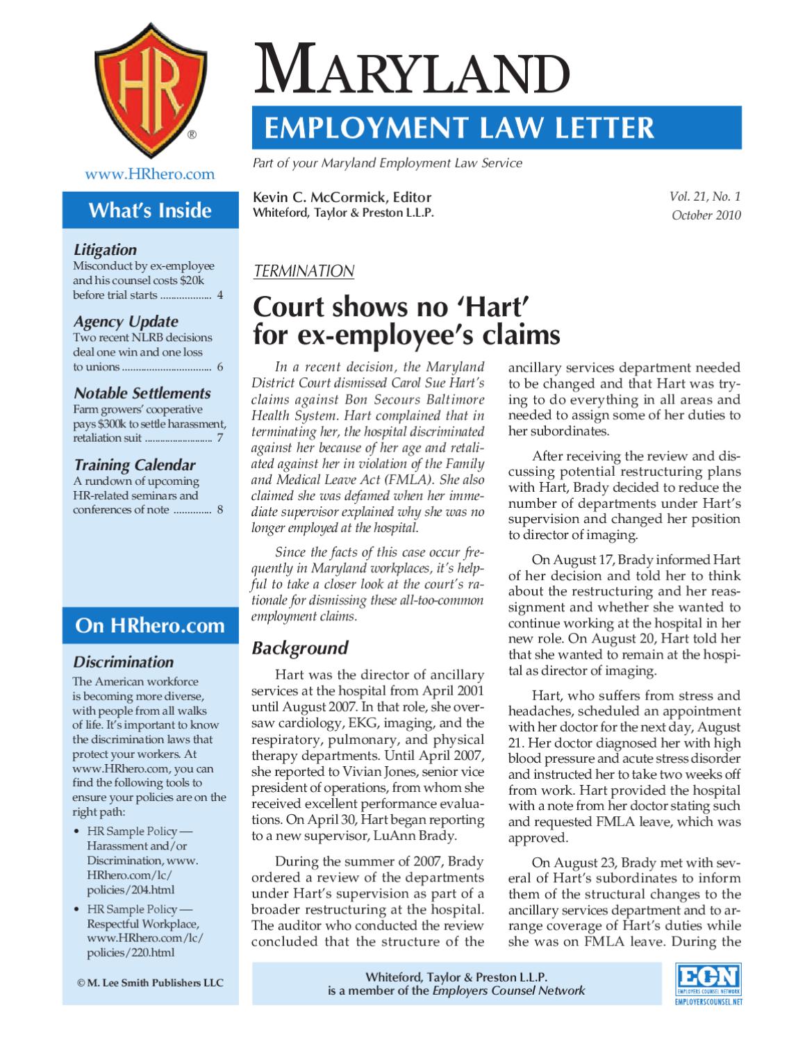 Whiteford Taylor Preston LLP Baltimore, MD Office