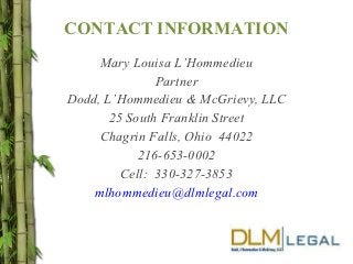 L'Hommedieu & McGrievy, LLC Chagrin Falls,  Office