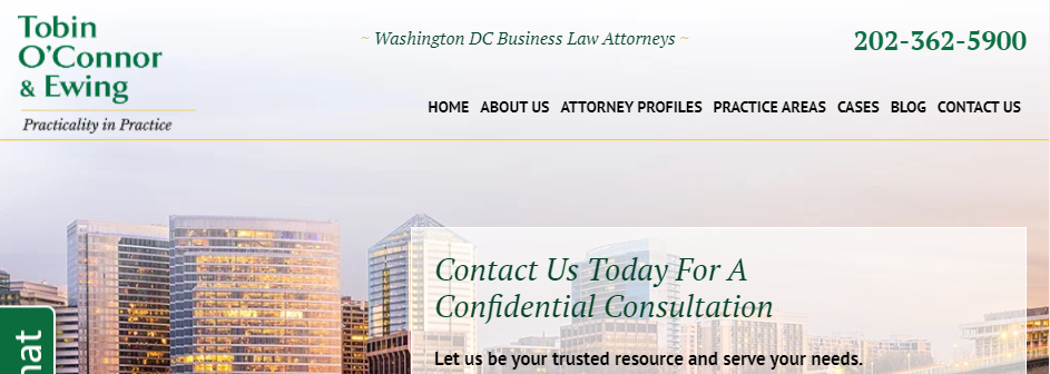 Tobin OConnor Concino P.C Washington, DC Office