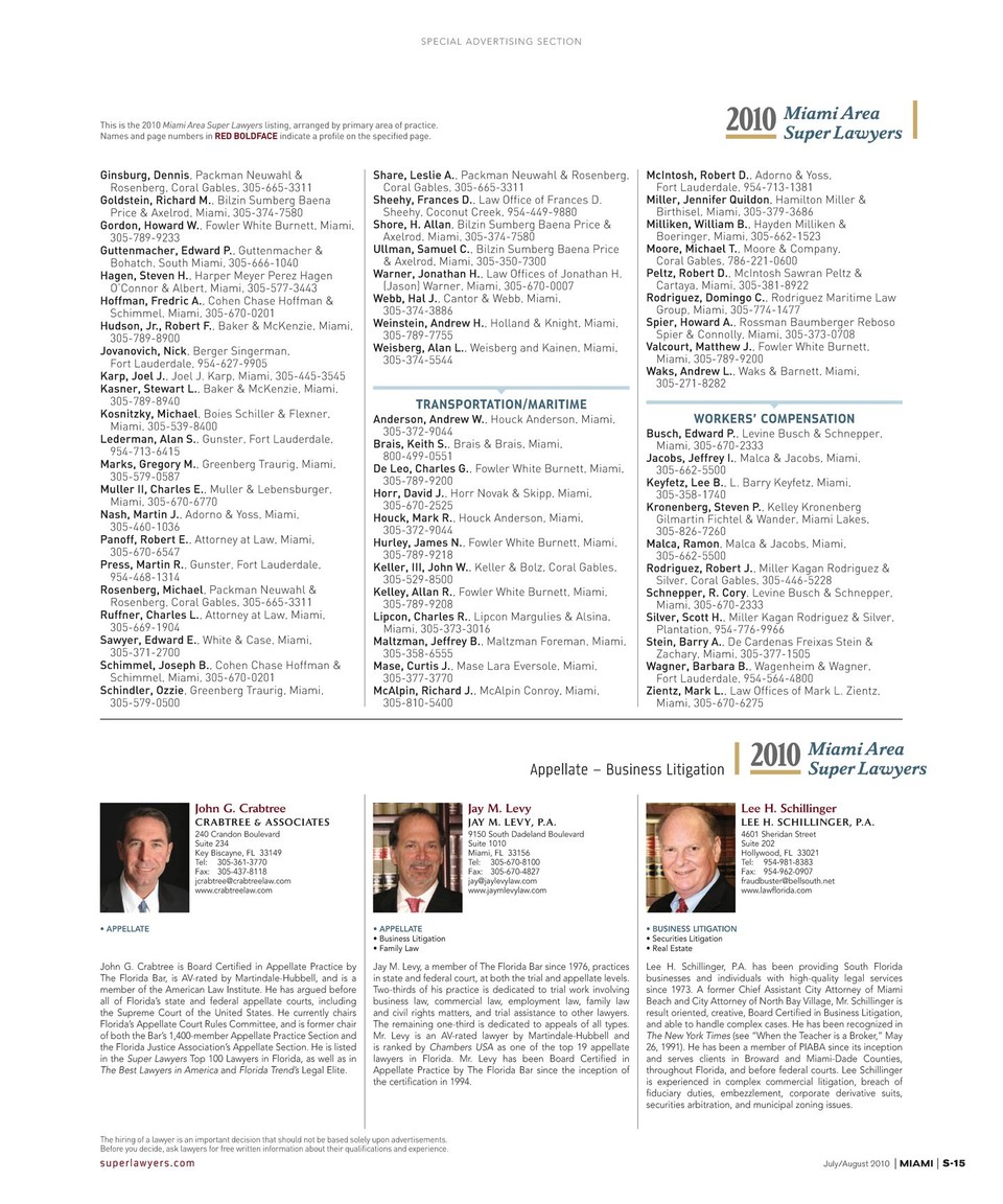 A. J. Barranco & Assoc., P.A Miami, FL Office