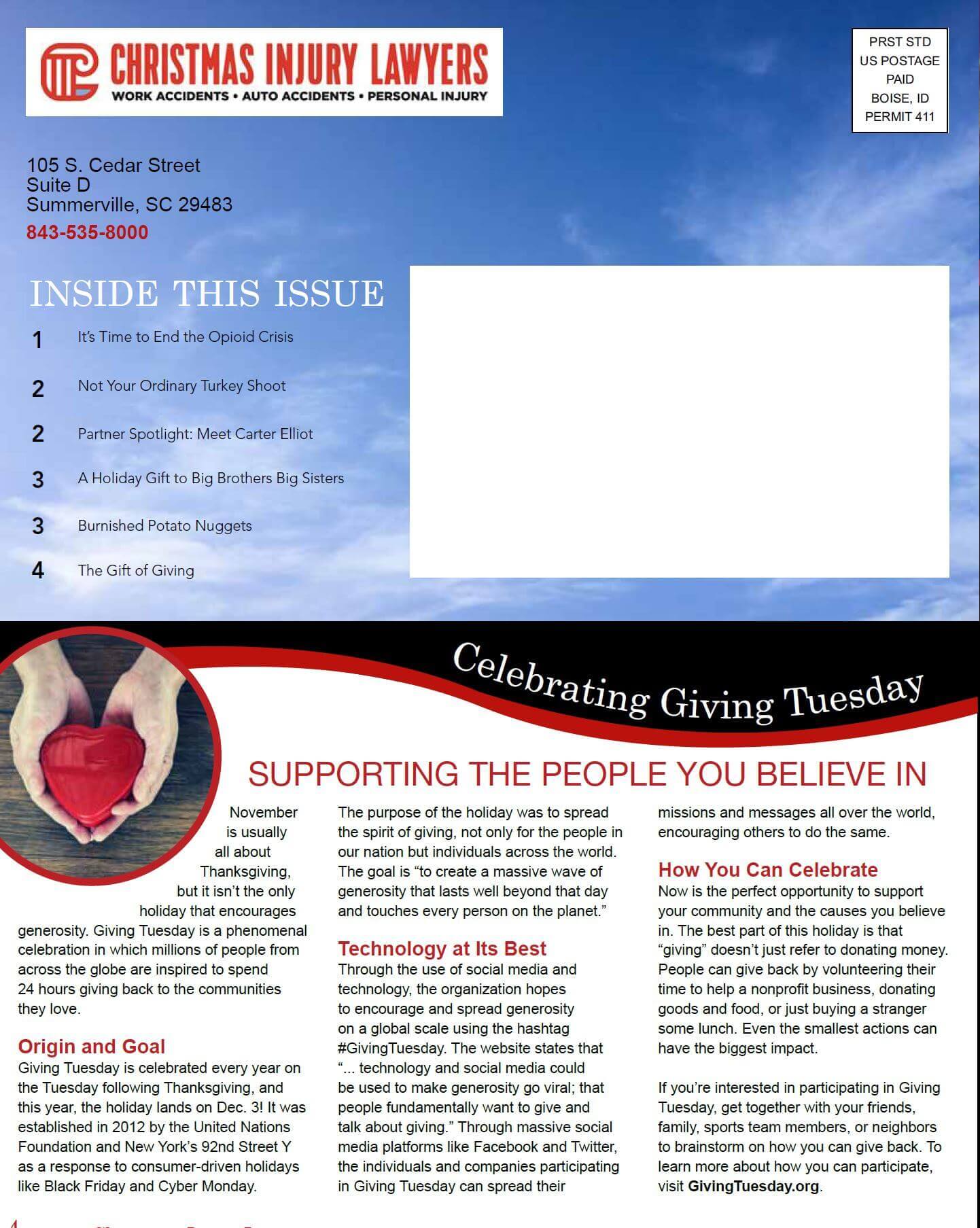 Christmas Injury Lawyers Columbia,  Office