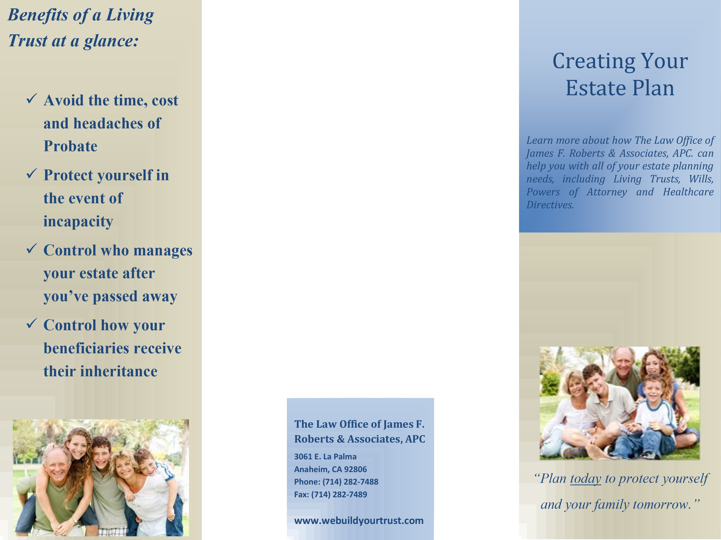 Law Office of James F. Roberts & Associates, APC Anaheim,  Office