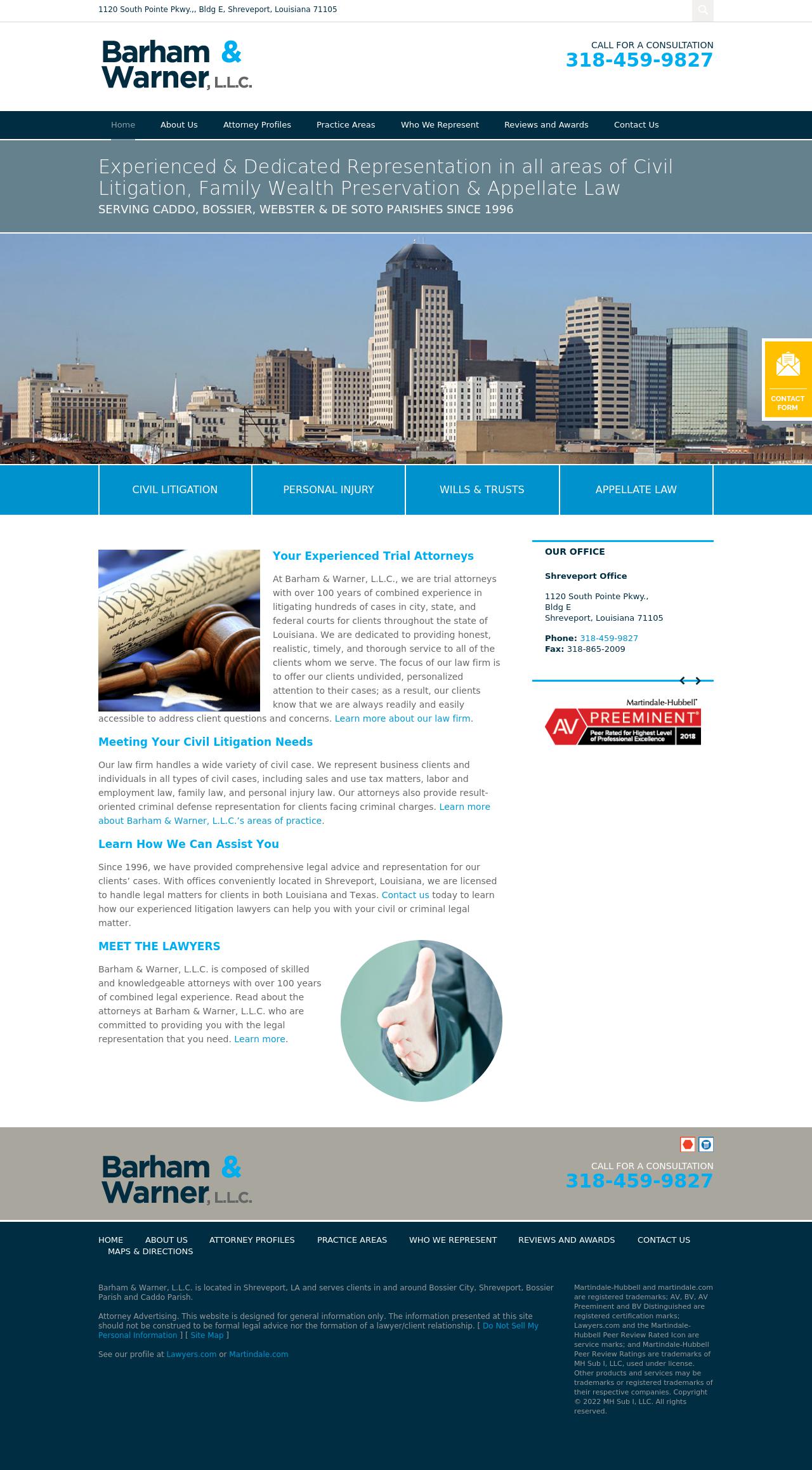 Barham Warner Stroud Carmouche, L.L.C Shreveport, LA Office