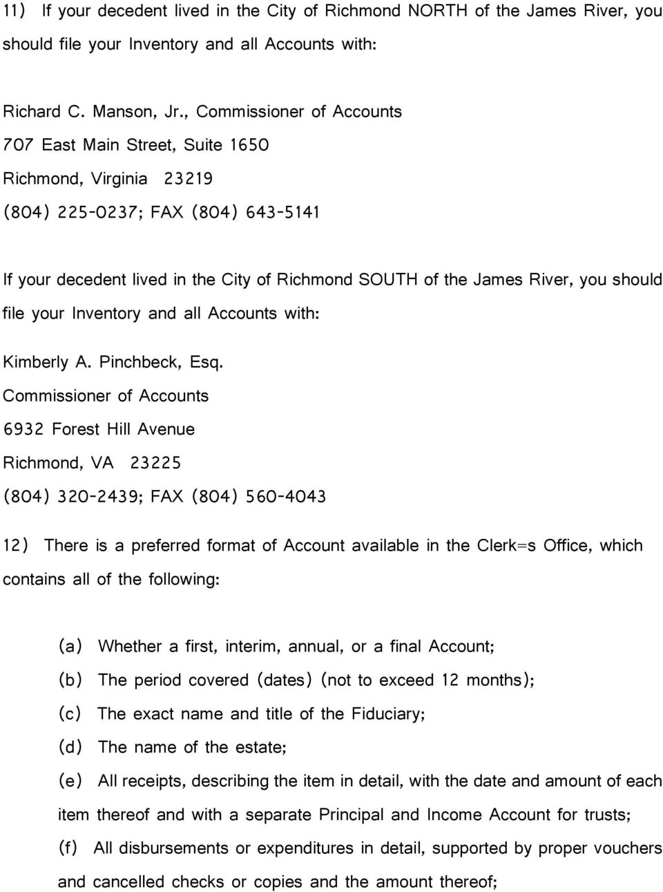Kimberly A. Pinchbeck, P.C Richmond, VA Office