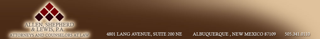 Allen, Shepherd, & Lewis, P.A Albuquerque, NM Office