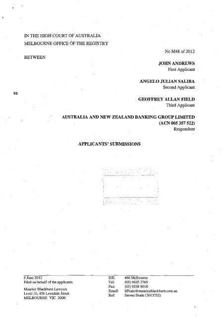 Maurice Blackburn Melbourne, Australia Office