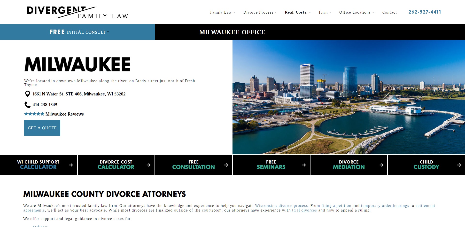 Divergent Family Law Milwaukee,  Office