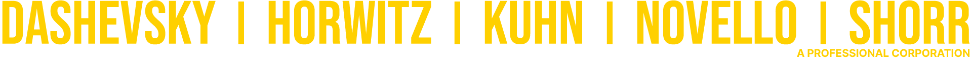 Dashevsky, Horwitz, Kuhn, Novello & Shorr, P.C Philadelphia, PA Office