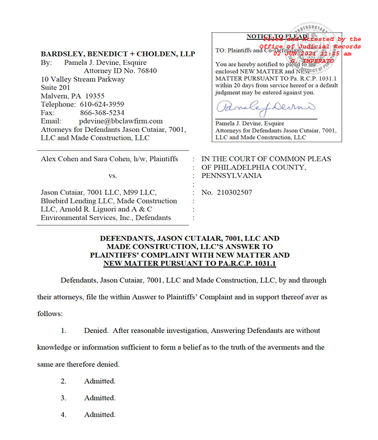 BBC Law, LLP Philadelphia,  Office