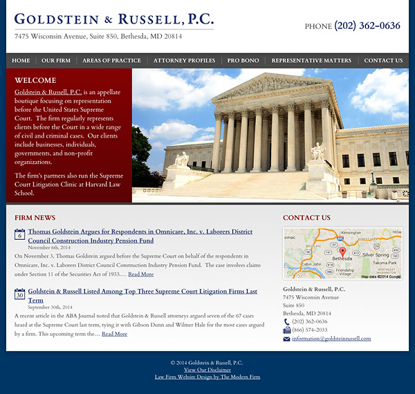 Goldstein & Russell, PC Bethesda,  Office