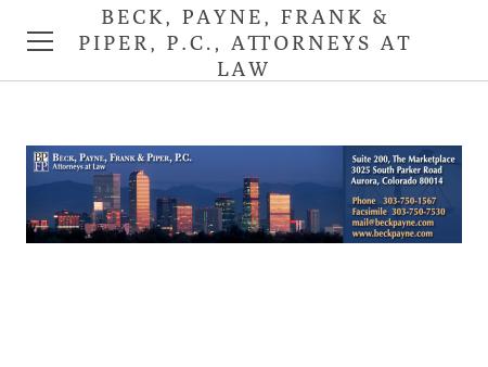 Beck, Payne, Frank & Piper, PC Aurora, CO Office