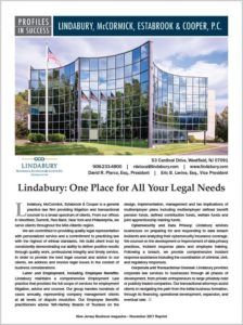 Lindabury, McCormick, Estabrook & Cooper, P.C Westfield, NJ Office