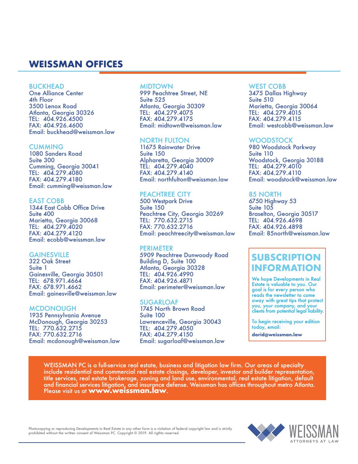 Weissman McDonough, GA Office