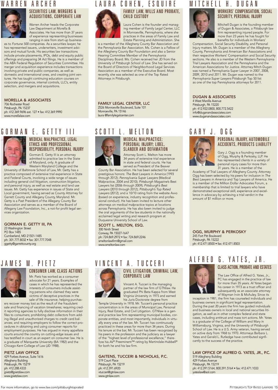 Kratz, Quintos & Hanson, LLP Pittsburgh, PA Office