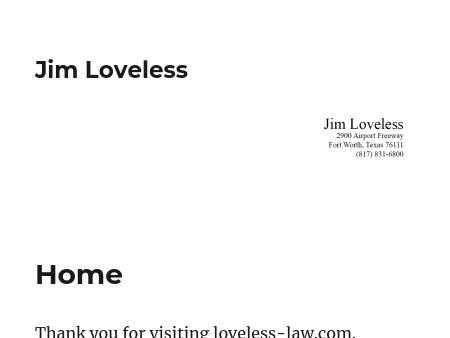 Jim Loveless Fort Worth, TX Office