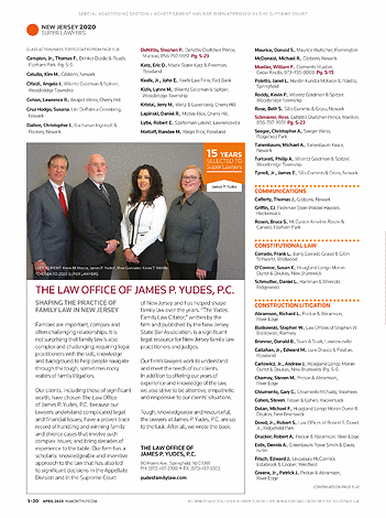 The Law Office of James P. Yudes, P.C Springfield, NJ Office