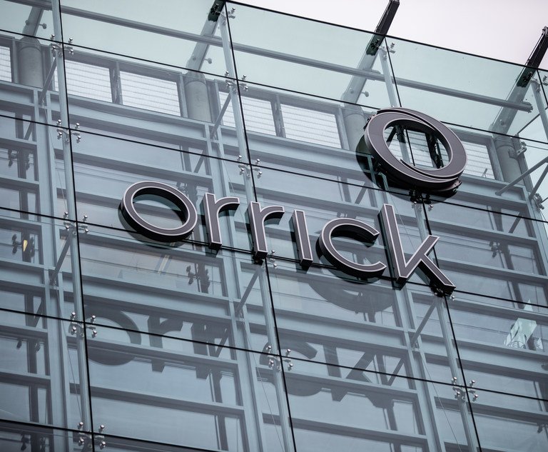 Orrick Herrington & Sutcliffe LLP San Francisco, CA Office