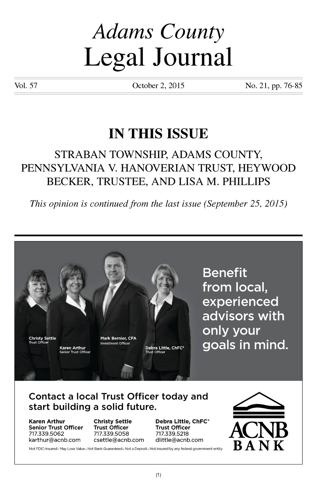 Strausbaugh Law, PLLC Hanover,  Office