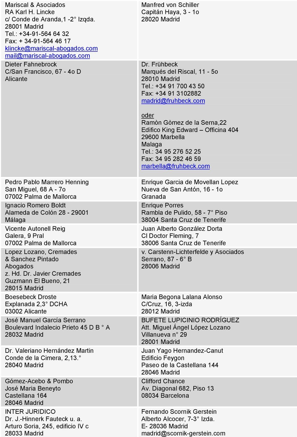 Roca Junyent Palma, Spain Office