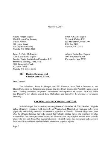 Furniss, Davis, Rashkind and Saunders, P.C Norfolk, VA Office