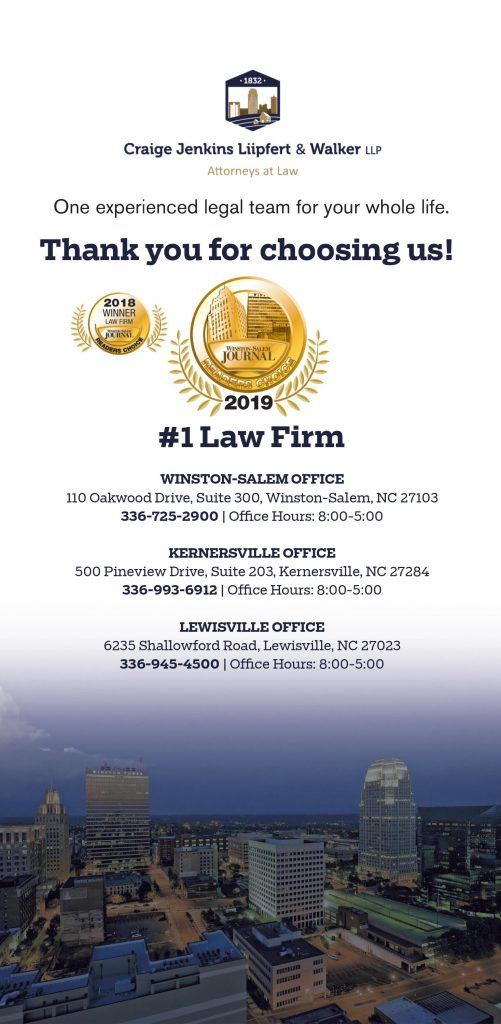 Craige Jenkins Liipfert & Walker LLP Winston-Salem, United States Office