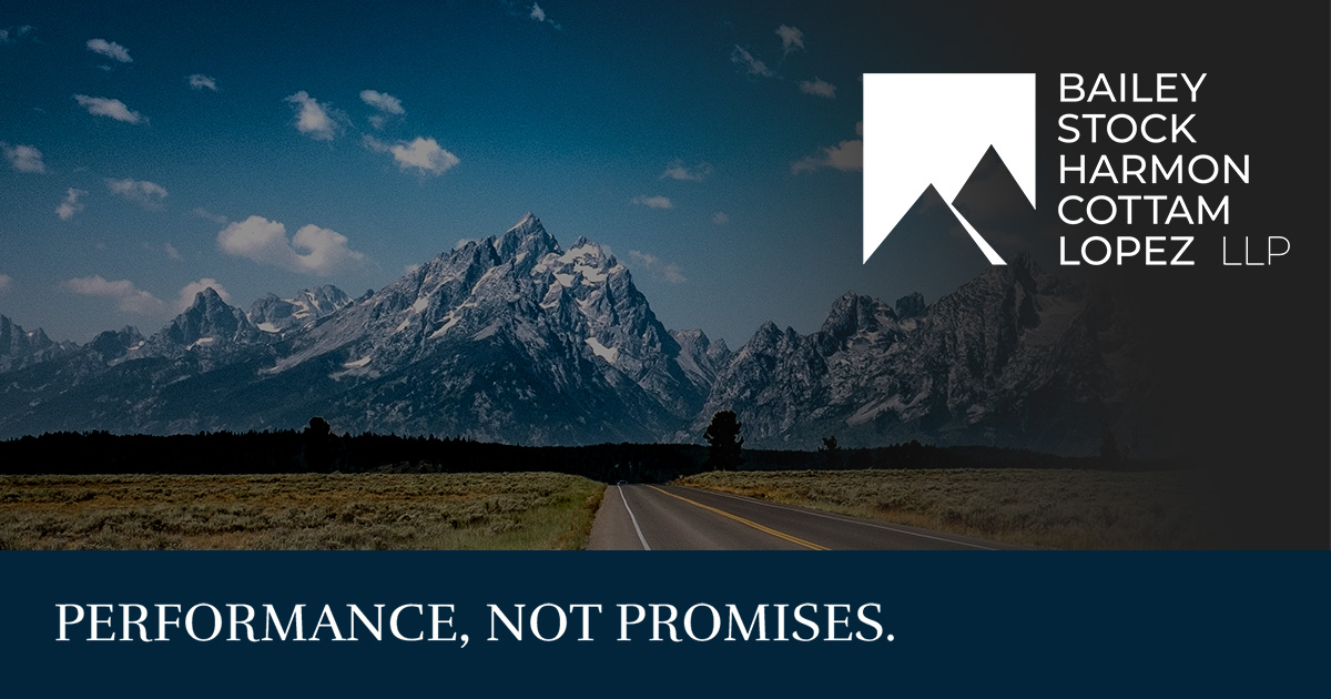Bailey Stock Harmon Cottam Lopez LLP Cheyenne, WY Office