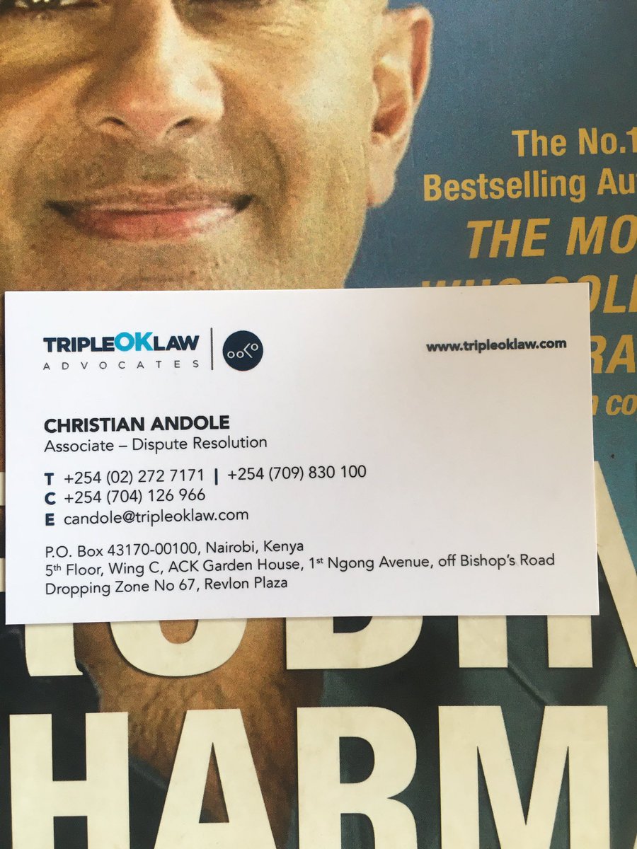 TripleOKLaw Advocates Nairobi, Kenya Office