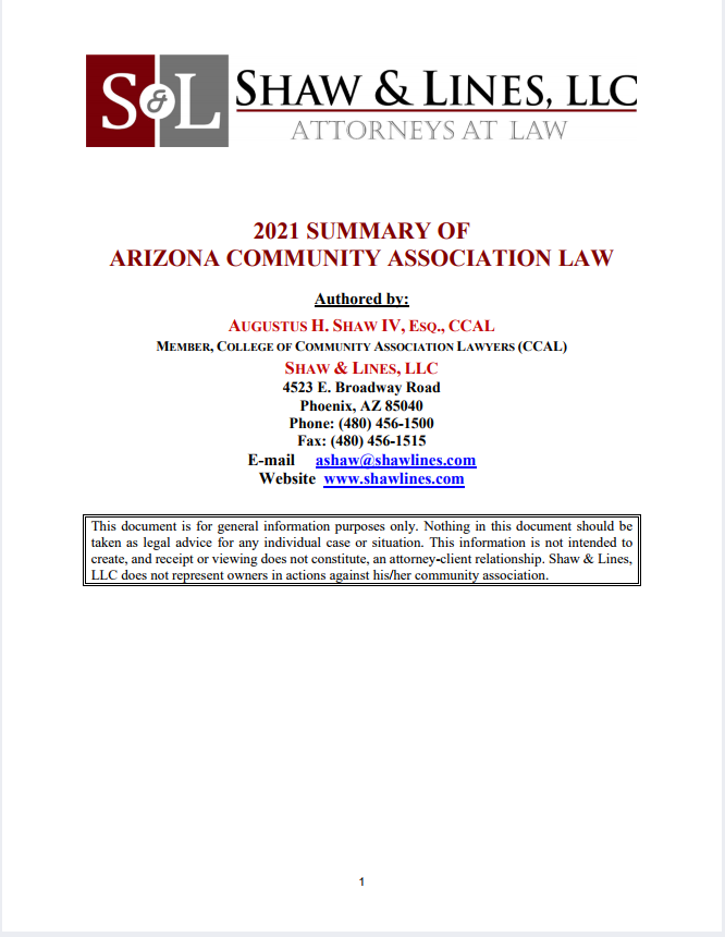 Shaw & Lines, LLC Phoenix, AZ Office