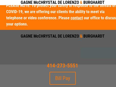 Gagne McChrystal De Lorenzo and Burghardt Milwaukee,  Office