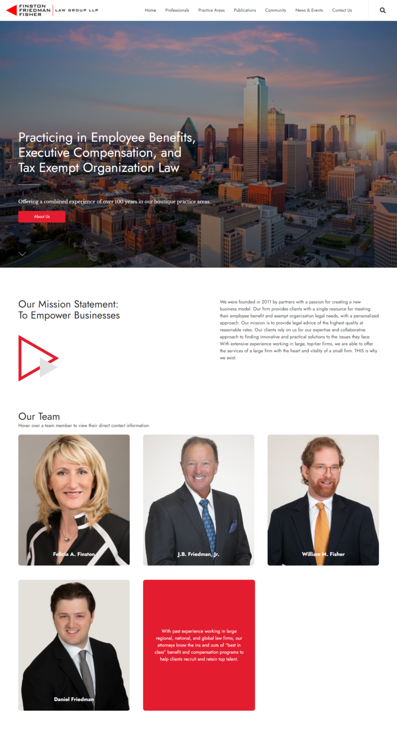 Finston Friedman Fisher Law Group LLP Dallas,  Office