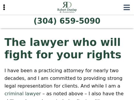 Robert Dunlap Esquire, PLLC Beckley,  Office