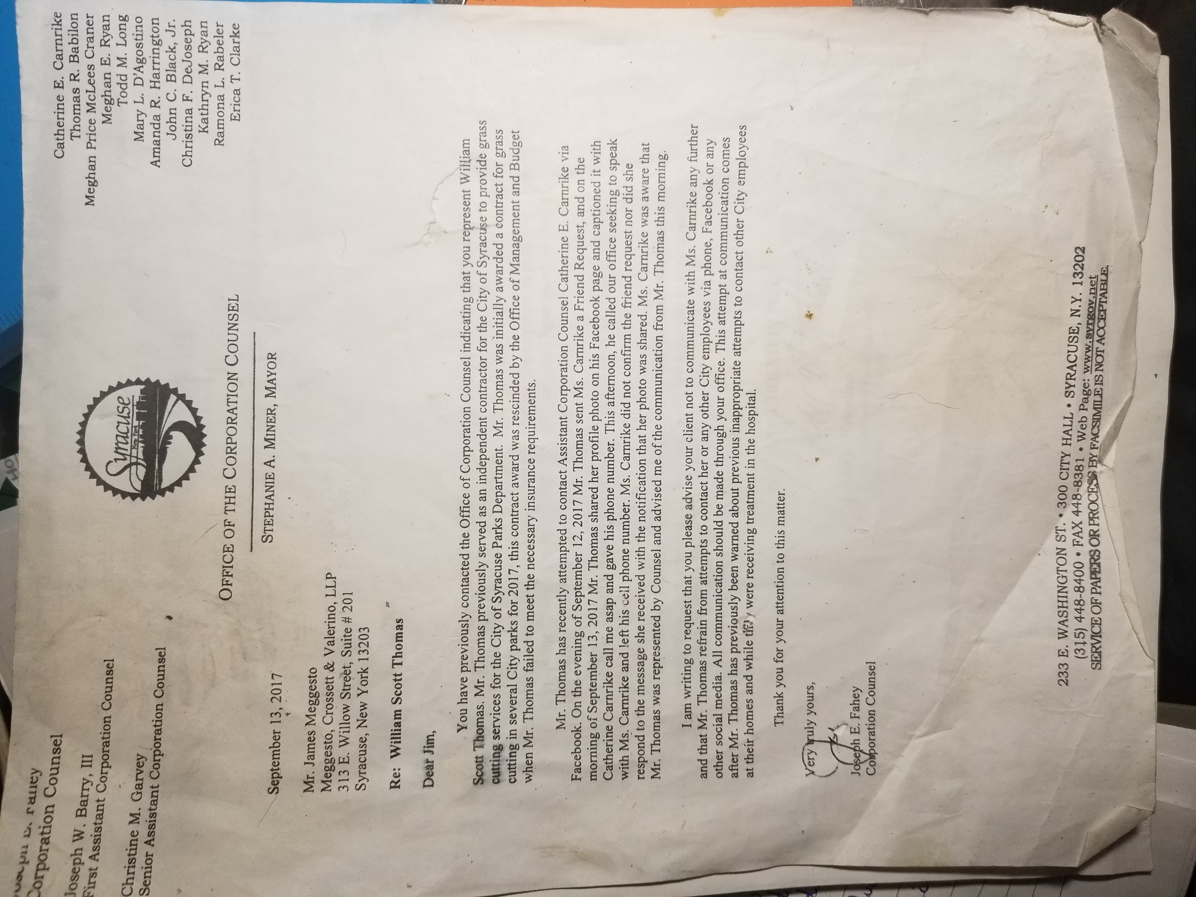 Meggesto, Crossett & Valerino, LLP Syracuse, NY Office