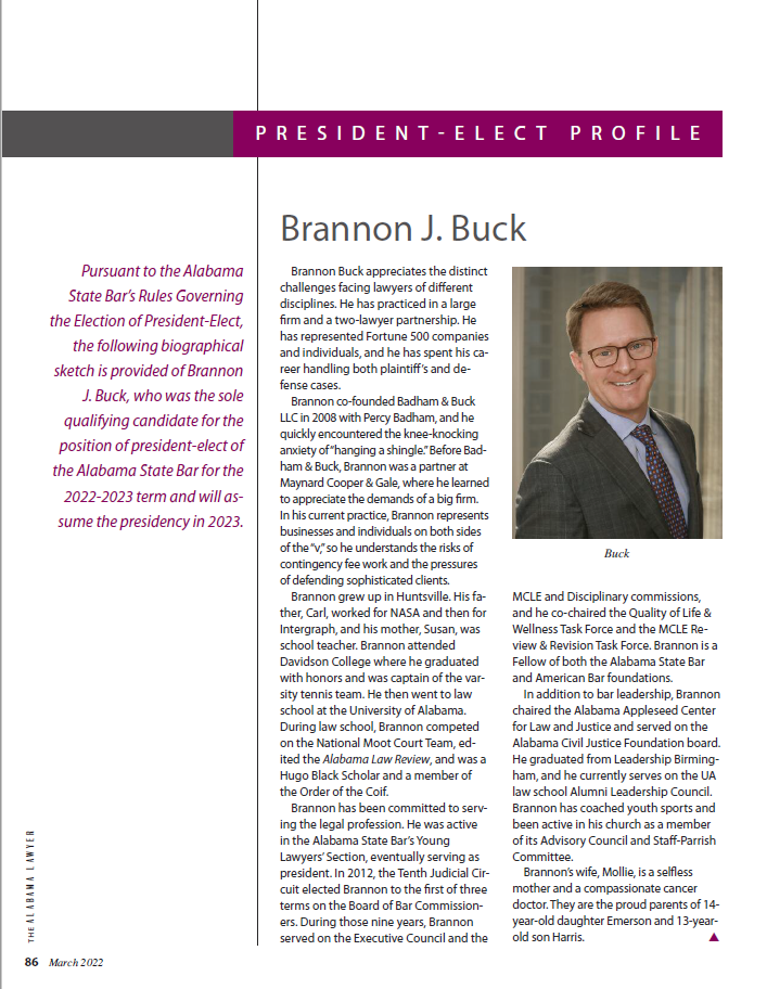 Badham & Buck, LLC Birmingham,  Office